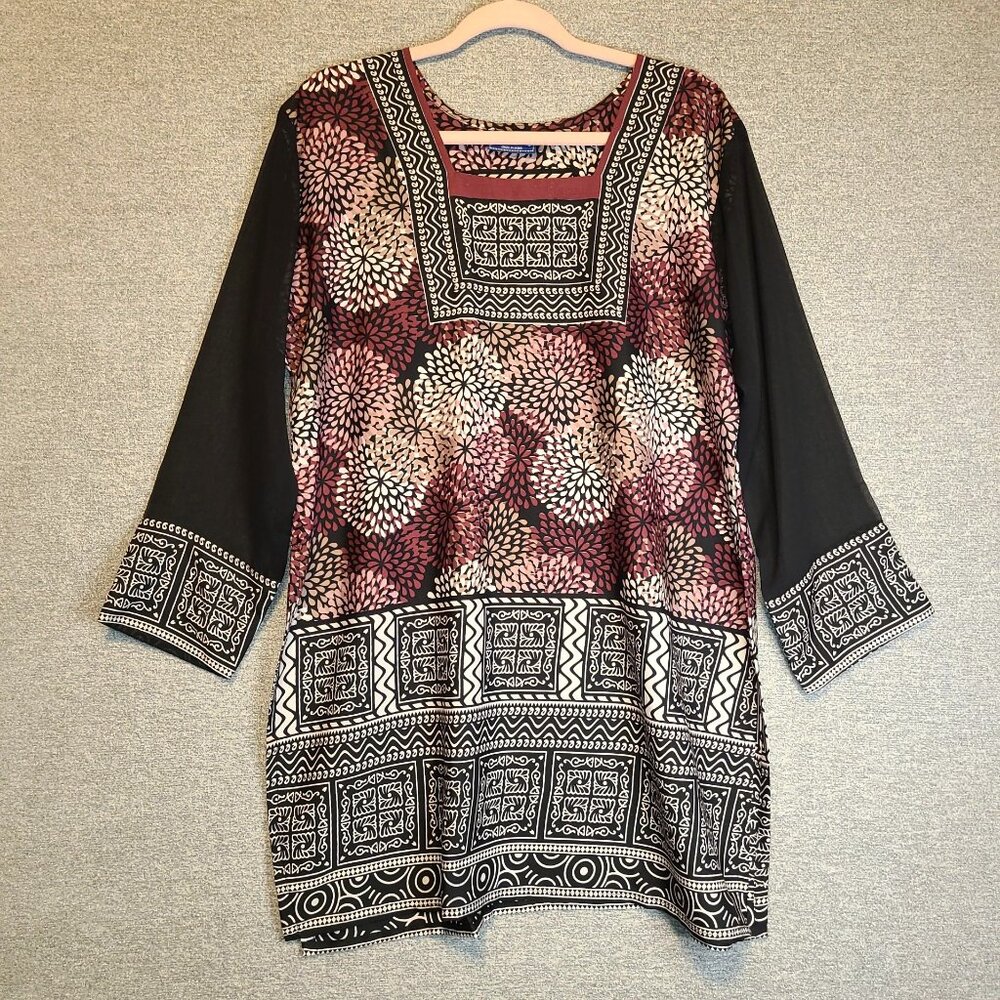 Women's Decorative India Long Tunic Top Kurti or Kurta